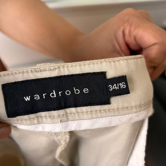 White formal, ankle length pant - Picture 3 of 4